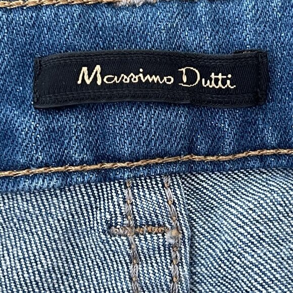 Mossimo Dutti Women's Blue Denim Jeans Size 8 Boot Cut High Rise Stretch NWT - Picture 7 of 13